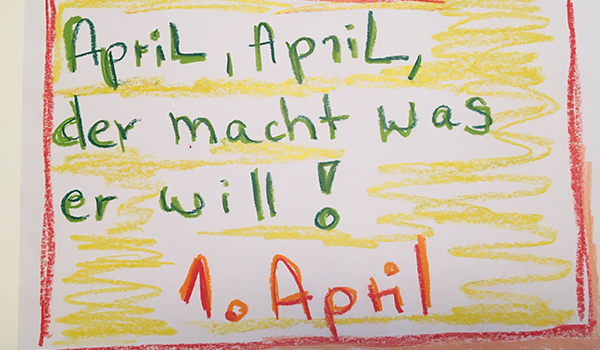 Das heutige Spiel: April, April…