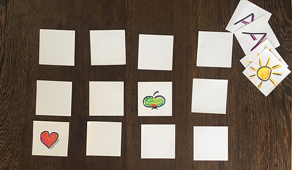 Das heutige Spiel: Memory